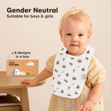 Load image into Gallery viewer, 8-Pack Coast Drool Bibs (Mesozoic)