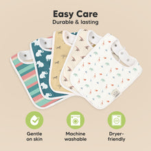 Load image into Gallery viewer, 8-Pack Coast Drool Bibs (Wildscape)