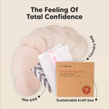 Load image into Gallery viewer, 8-Pack Comfy Nursing Pads (Neutrals)