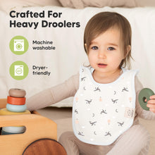 Load image into Gallery viewer, 8-Pack Hallo Drool Bibs (Marine Muse)