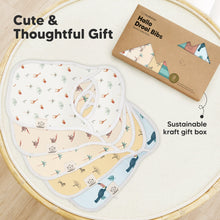 Load image into Gallery viewer, 8-Pack Hallo Drool Bibs (Wildscape)