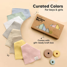 Load image into Gallery viewer, 8-Pack Quin Bandana Bibs (Dawn)