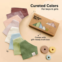 Load image into Gallery viewer, 8-Pack Quin Bandana Bibs (Moor)