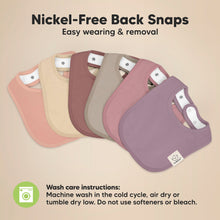 Load image into Gallery viewer, 8-Pack Urban Drool Bibs (Mauve)