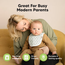 Load image into Gallery viewer, 8-Pack Urban Drool Bibs (Fleur)