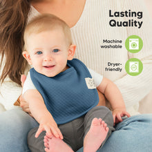 Load image into Gallery viewer, 8-Pack Urban Quin Drool Bibs (Hunter)