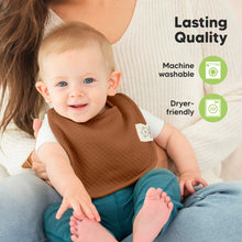 Load image into Gallery viewer, 8-Pack Urban Quin Drool Bibs (Rosewood)