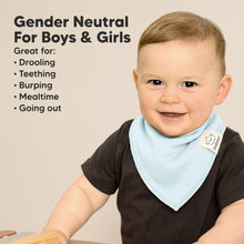 Load image into Gallery viewer, 8-Pack Organic Bandana Bibs (Spring)