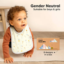 Load image into Gallery viewer, 8-Pack Coast Drool Bibs (Dreamers)