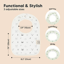 Load image into Gallery viewer, 8-Pack Coast Drool Bibs (Nordic)