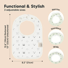 Load image into Gallery viewer, 8-Pack Coast Drool Bibs (Nordic)