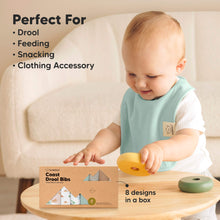 Load image into Gallery viewer, 8-Pack Coast Drool Bibs (Roarsome)