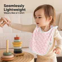 Load image into Gallery viewer, 8-Pack Hallo Drool Bibs (Blush)