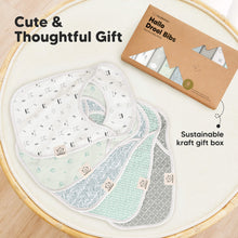 Load image into Gallery viewer, 8-Pack Hallo Drool Bibs (Nordic)