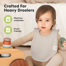 Load image into Gallery viewer, 8-Pack Hallo Drool Bibs (Pure)