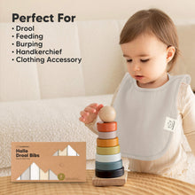 Load image into Gallery viewer, 8-Pack Hallo Drool Bibs (Pure)