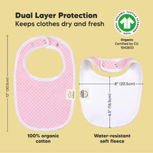 Load image into Gallery viewer, 8-Pack Urban Drool Bibs (Blush)