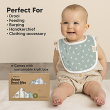 Load image into Gallery viewer, 8-Pack Urban Drool Bibs (Prairie)