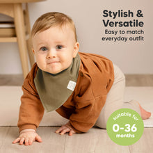 Load image into Gallery viewer, 8-Pack Organic Bandana Bibs (Daybreak)