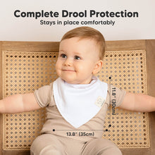 Load image into Gallery viewer, 8-Pack Organic Bandana Bibs (Daybreak)