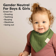 Load image into Gallery viewer, 8-Pack Organic Bandana Bibs (Daybreak)