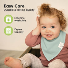 Load image into Gallery viewer, 8-Pack Organic Bandana Bibs (Dawn)
