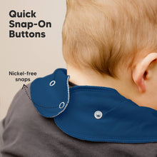 Load image into Gallery viewer, 8-Pack Organic Bandana Bibs (Hunter)