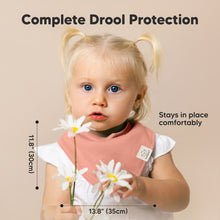 Load image into Gallery viewer, 8-Pack Organic Bandana Bibs (Lilac)