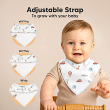 Load image into Gallery viewer, 8-Pack Organic Bandana Bibs (Wilderness)