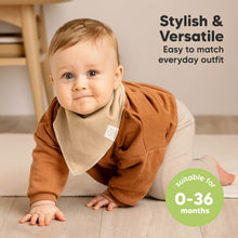 Load image into Gallery viewer, 8-Pack Organic Bandana Bibs (Muted Pastel)