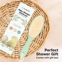 Load image into Gallery viewer, Baby Hair Brush (Sage, Oval)