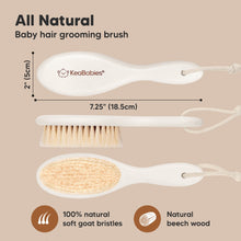 Load image into Gallery viewer, Baby Hair Brush (Vanilla, Oval)