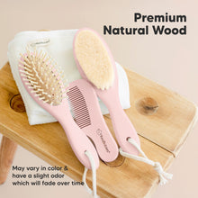 Load image into Gallery viewer, Baby Hair Brush and Comb Set (Blush)