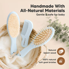 Load image into Gallery viewer, Baby Hair Brush and Comb Set (Frost)
