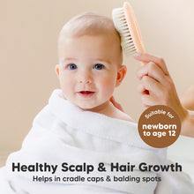 Load image into Gallery viewer, Baby Hair Brush and Comb Set (Peach)