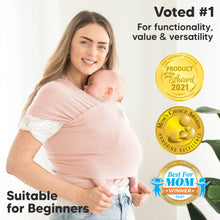 Load image into Gallery viewer, KeaBabies Original Wrap Carrier (Dusty Pink)