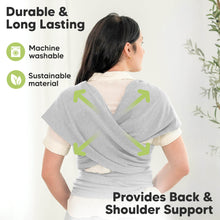 Load image into Gallery viewer, KeaBabies Original Wrap Carrier (Light Heather)