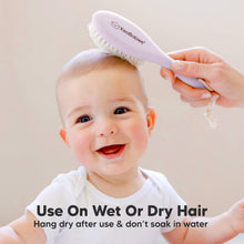 Load image into Gallery viewer, Baby Hair Brush (Thistle, Oval)
