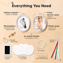 Load image into Gallery viewer, Bitsy Inkless Baby Print and Photo Ornaments (Silver)