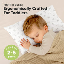 Load image into Gallery viewer, Buddy Toddler Pillow (KeaDoodles)