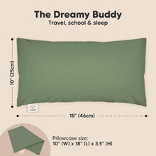 Load image into Gallery viewer, Buddy Toddler Pillow (Jungle Green)