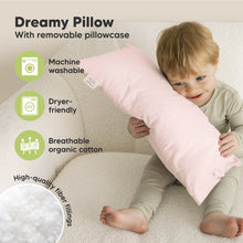 Load image into Gallery viewer, Buddy Toddler Pillow (Mist Pink)