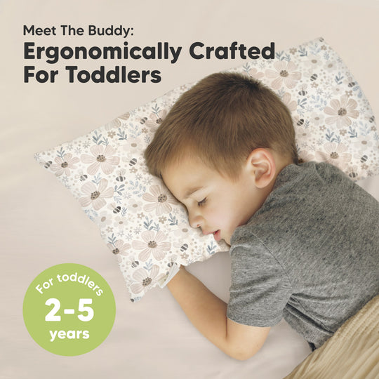 Buddy Toddler Pillow (Flora Vale)