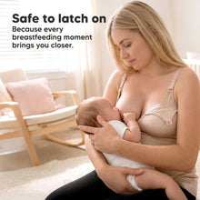Load image into Gallery viewer, Safe to latch on - Because every breastfeeding moment brings you closer.