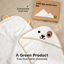 Load image into Gallery viewer, Cuddle Baby Hooded Towel (Dog)