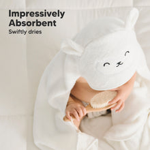 Load image into Gallery viewer, Cuddle Baby Hooded Towel (Lamb, Petite)