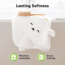 Load image into Gallery viewer, Cuddle Baby Hooded Towel (Lamb)