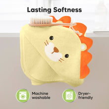 Load image into Gallery viewer, Cuddle Baby Hooded Towel (Lion)