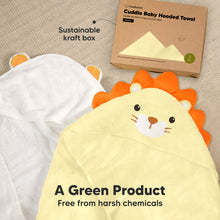 Load image into Gallery viewer, Cuddle Baby Hooded Towel (Lion)