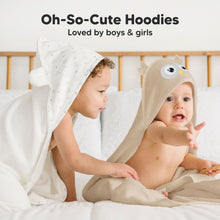 Load image into Gallery viewer, Cuddle Baby Hooded Towel (Owl)